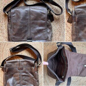 Fossil Brown Leather Bag